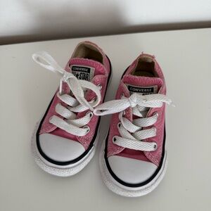 Converse Kids Sneakers in Pink and White